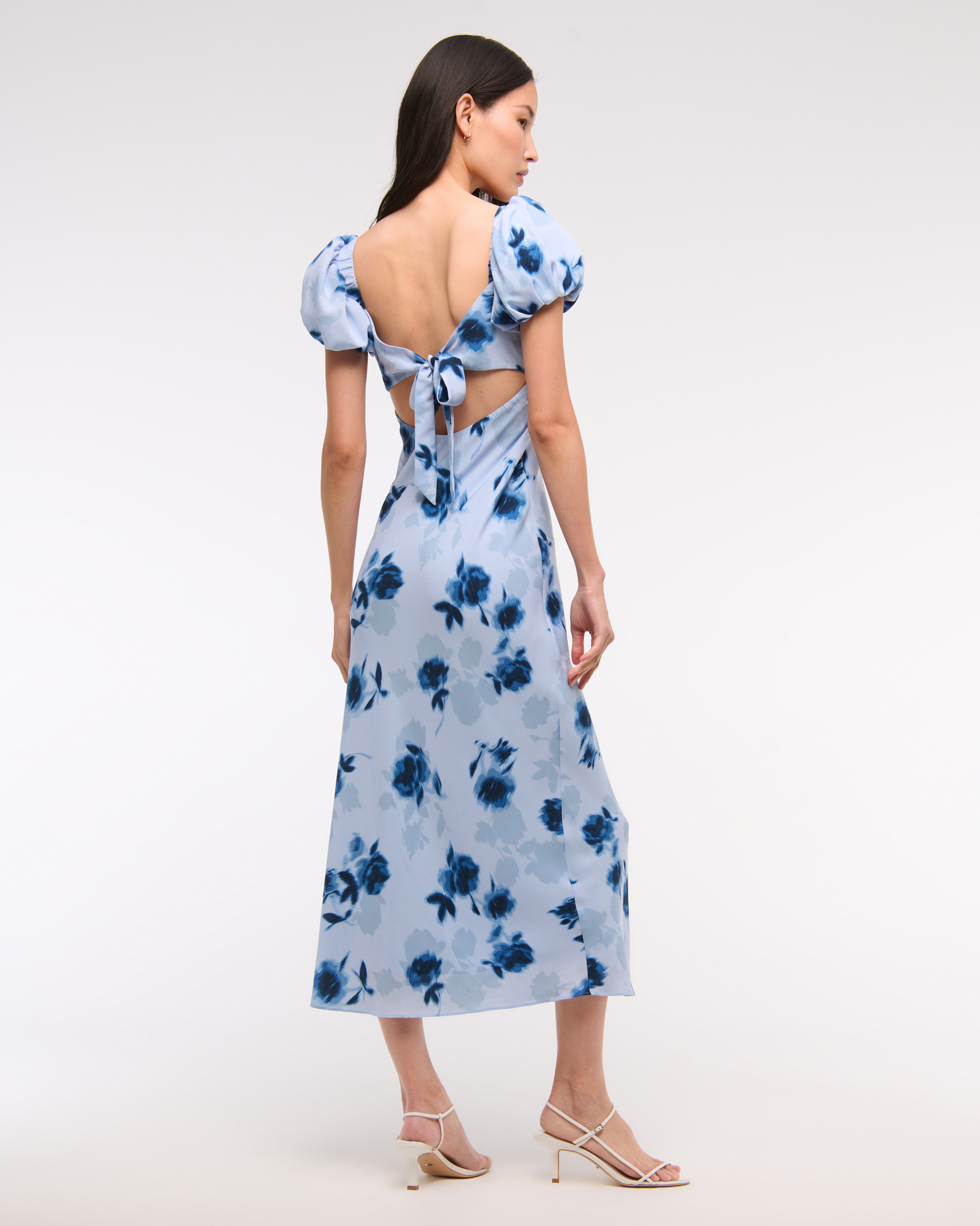 Женские платья Abercrombie & Fitch Puff Sleeve Midi Dress — фото 2