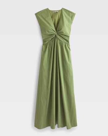 Women's Twist-Front Maxi Dress | Women's Dresses & Jumpsuits | Abercrombie.com