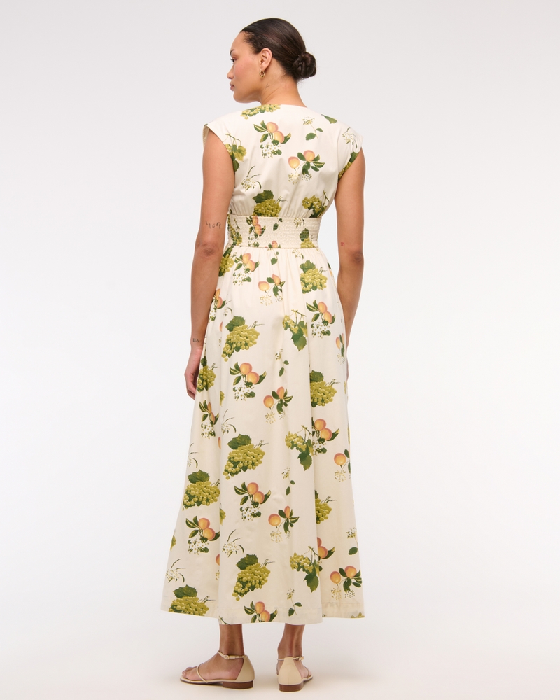 Twist-Front Maxi Dress