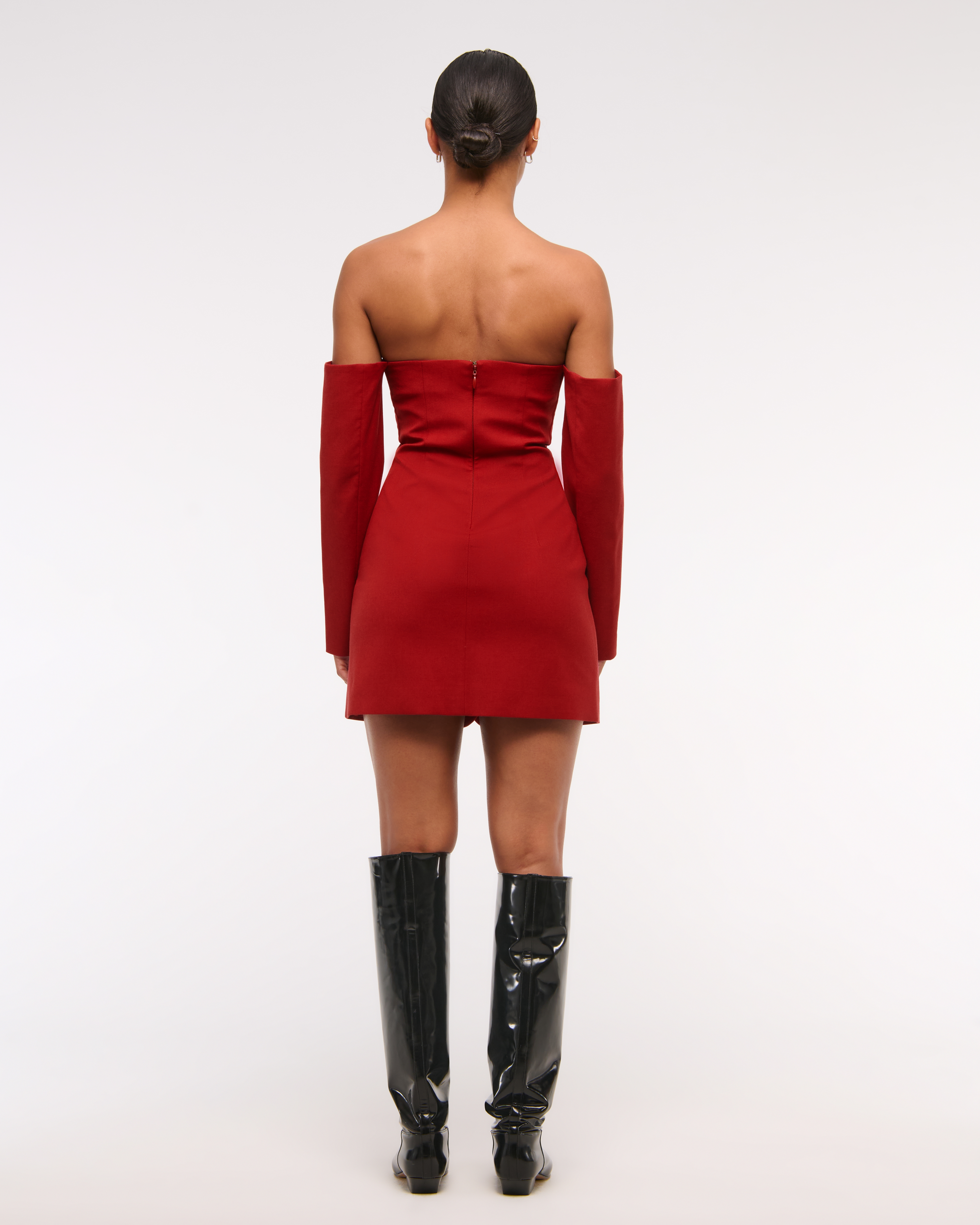 Women's The A&F Mara Off-The-Shoulder Mini Dress | Women's Women's The A&F Mara Off-The-Shoulder Mini Dress | Women's