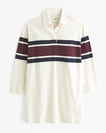 Essential Long-Sleeve Rugby Mini Dress from Abercrombie & Fitch - $32.99