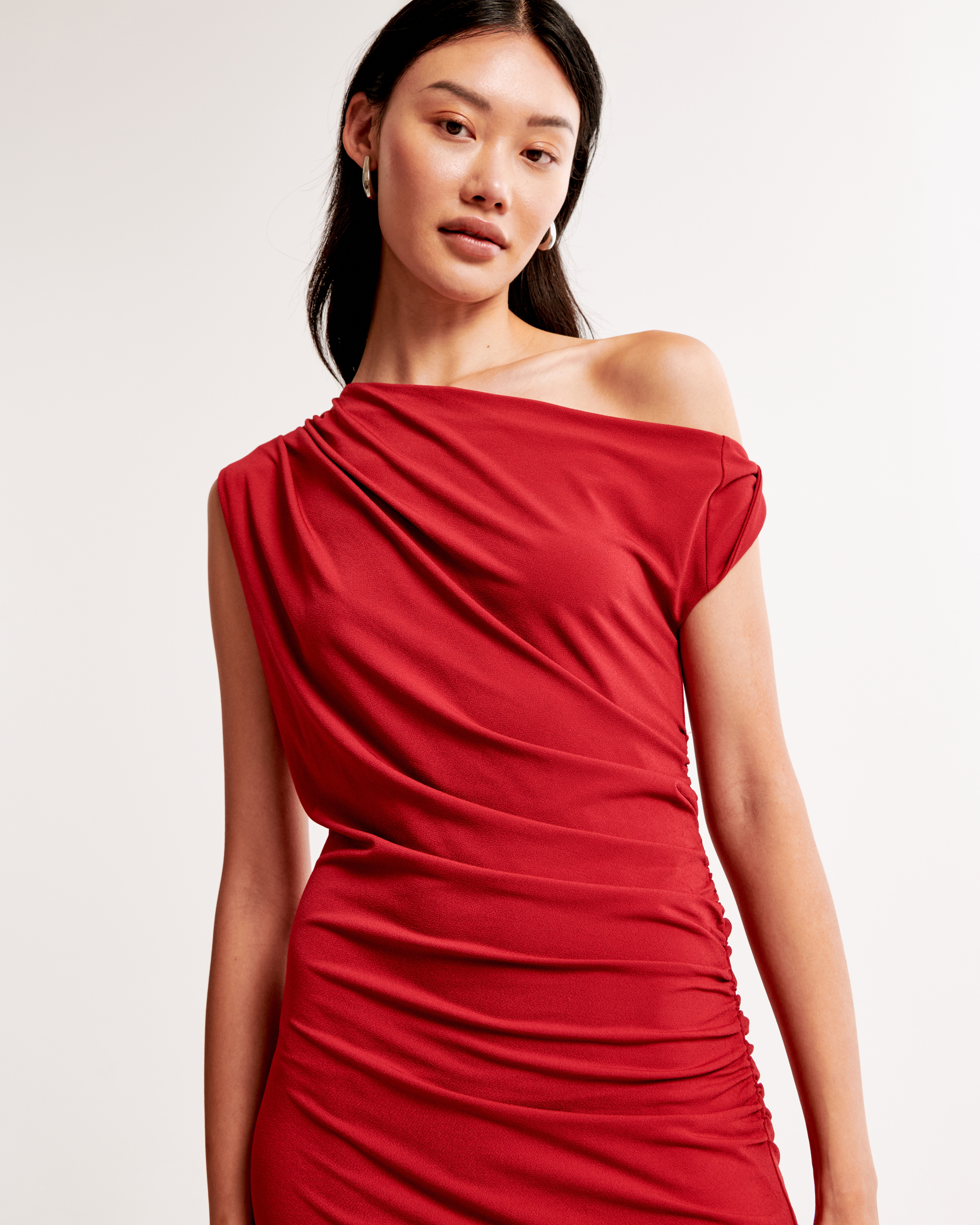 ● FLAREUP ● Asymmetrical Draped Dress Women's Asymmetrical Draped Maxi Dress | Women's Dresses