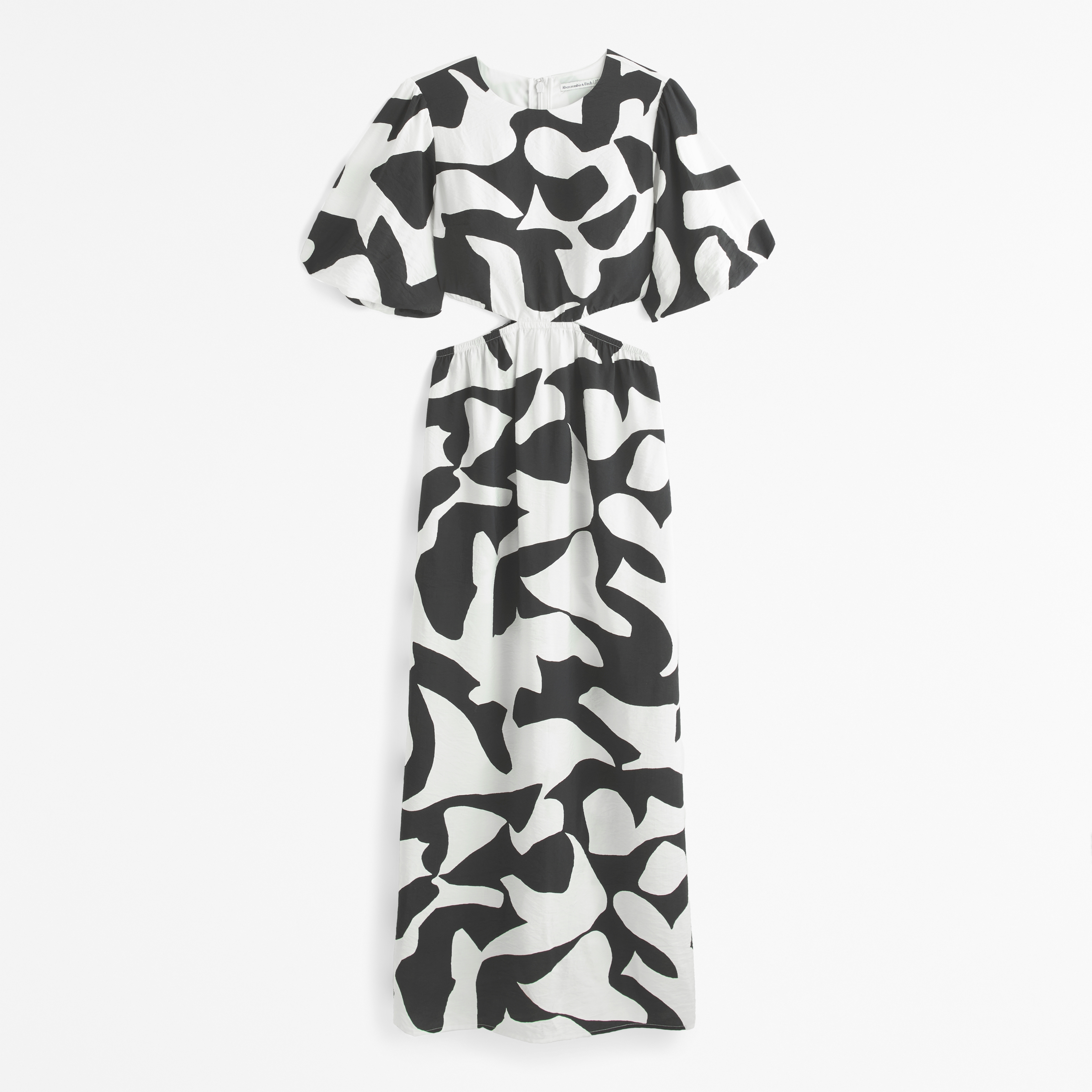 Abercrombie & Fitch Short-sleeve Cutout Maxi Dress