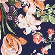 navy floral