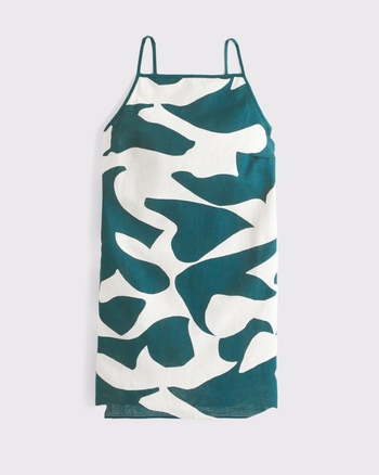 Linen-Blend Apron Mini Dress from Abercrombie & Fitch - $19.97