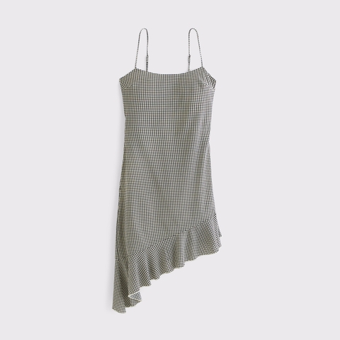 Женские платья Abercrombie & Fitch Asymmetrical Clasp-Back Midi Dress