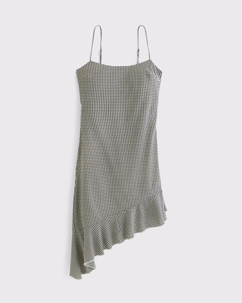 Women's Asymmetrical Clasp-Back Midi Dress | Women's Dresses & Jumpsuits | Abercrombie.com