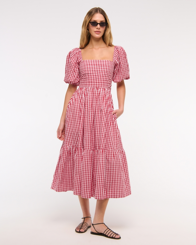 Brown Linen A-Line Spring Dress 5615 Brown Linen A-Line Spring Dress 5615