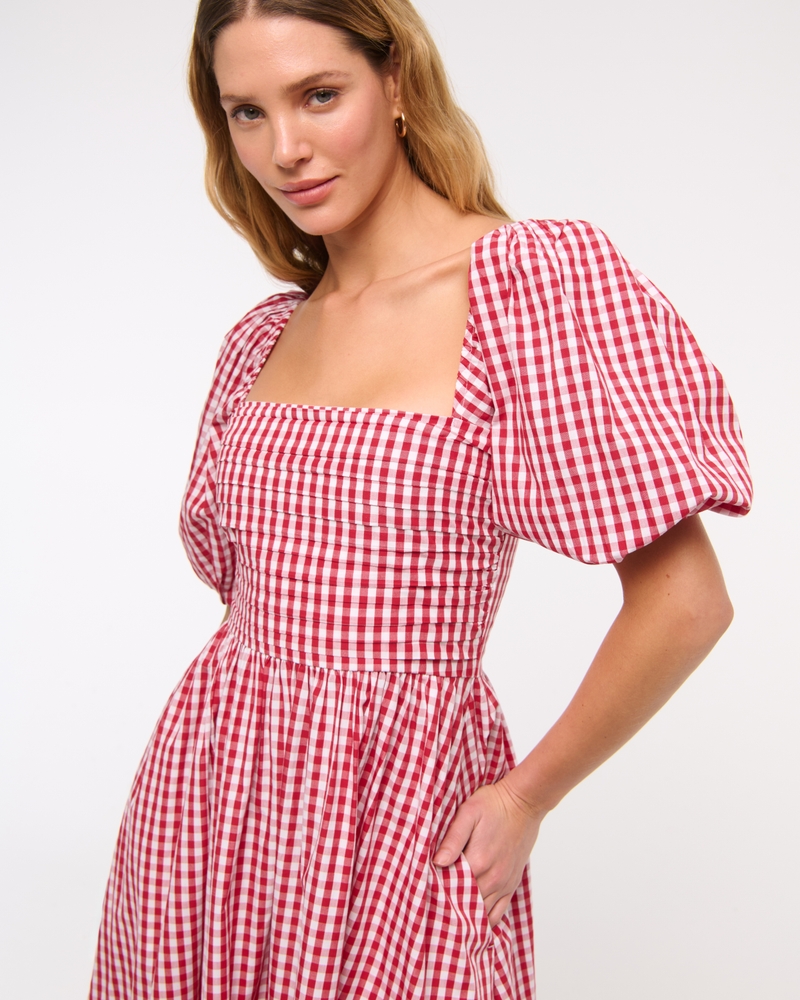 Brown Linen A-Line Spring Dress 5615 Brown Linen A-Line Spring Dress 5615