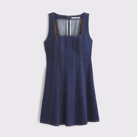 Женские платья Abercrombie & Fitch The A&F Mila Squareneck Denim Mini Dress