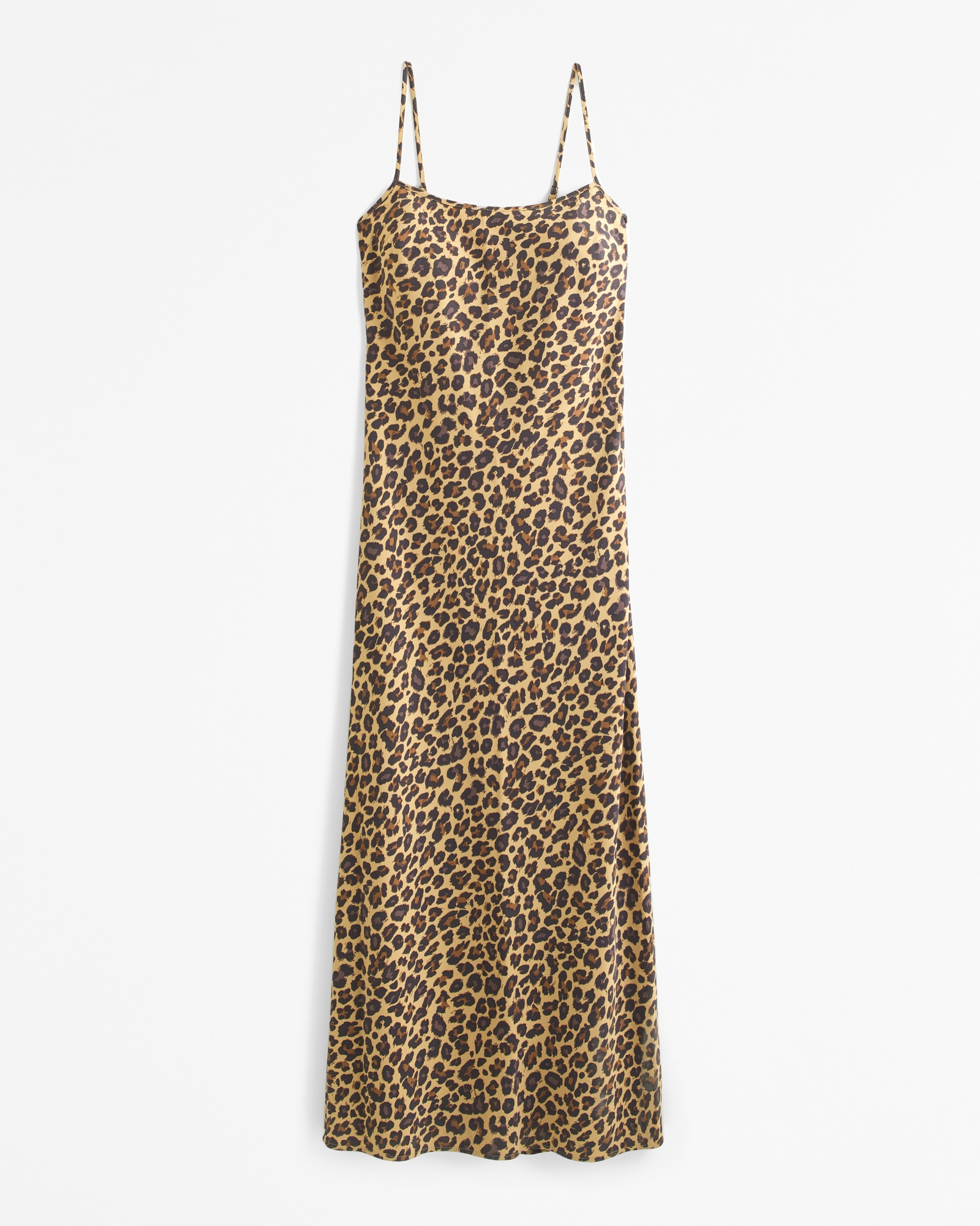 Women's The A&F Julia Slip Maxi Dress in Leopard | Size XS | Abercrombie & Fitch