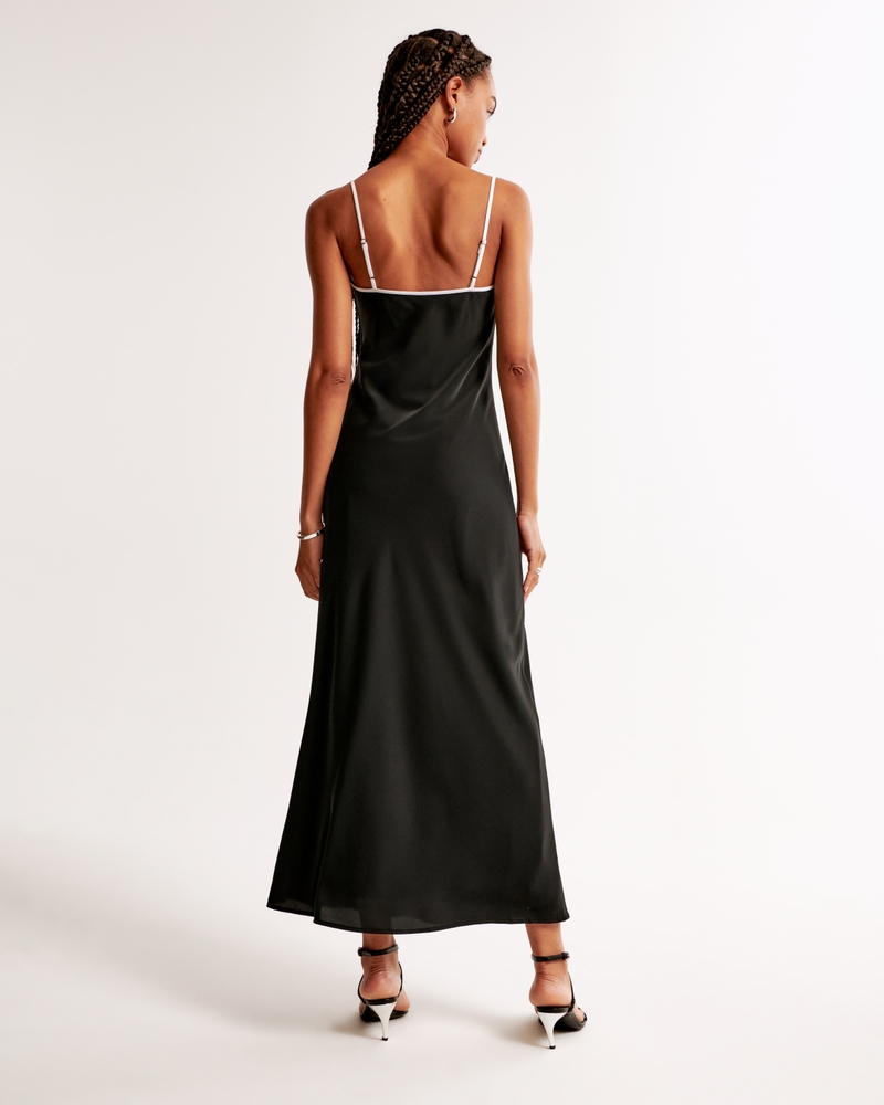 Satin Slip Maxi Dress