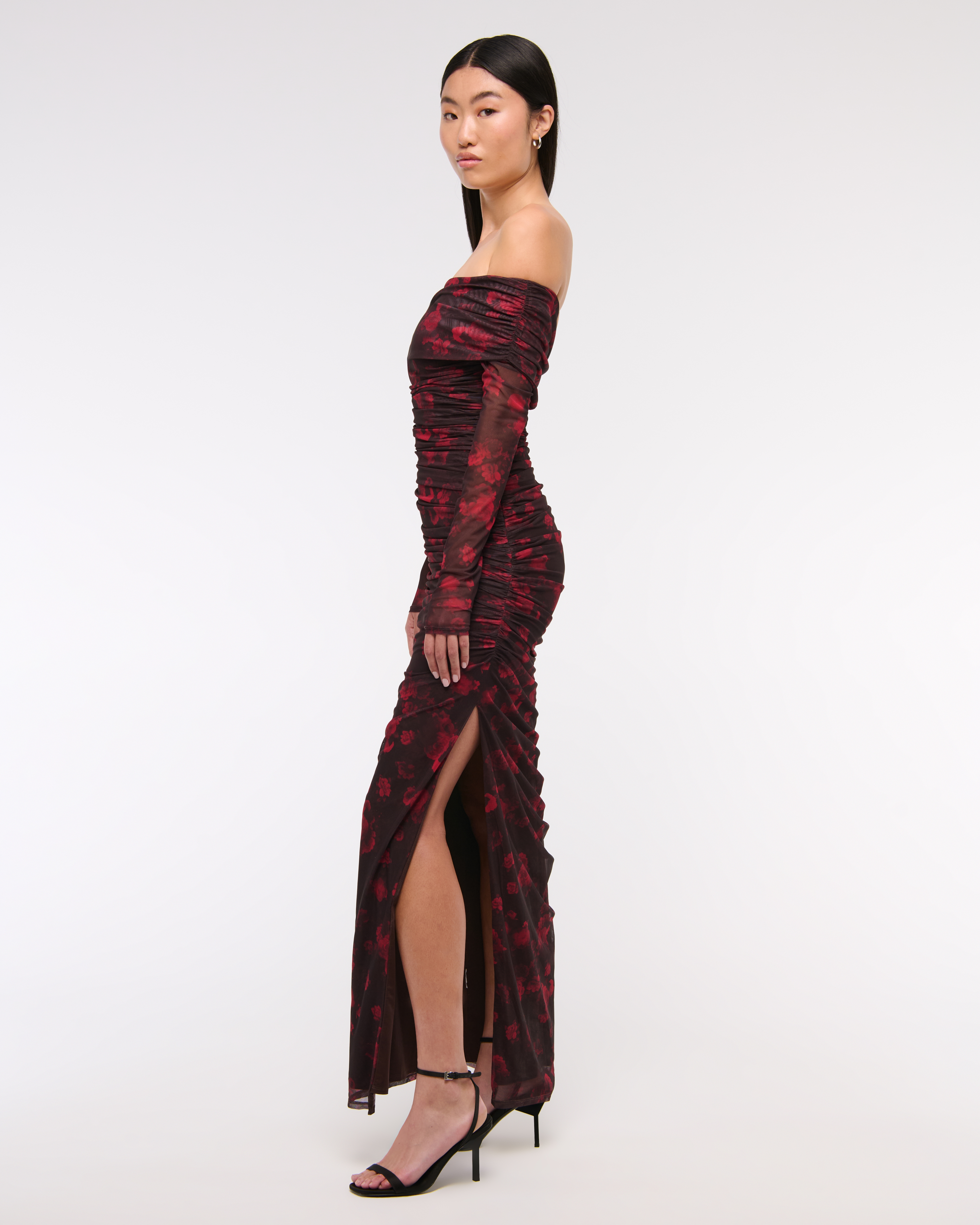 ワンピース FLARE UP Asymmetrical Draped Dress 5BJH1236 KIC_159-5589-00228-900_model1.