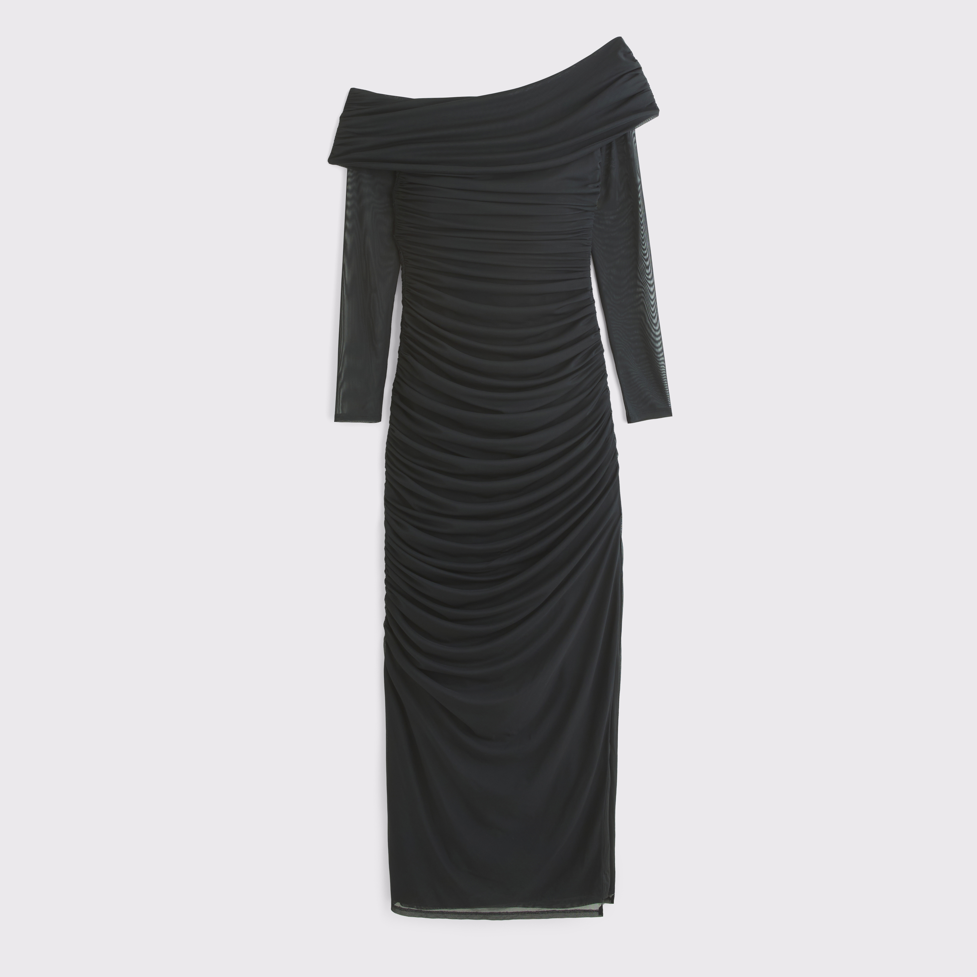美品マメクロゴウチ Asymmetrical Collar Long Dress Gemy Maalouf | Evening Dresses | Asymmetrical Neckline Dress