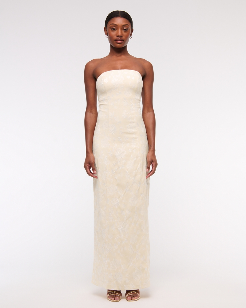 ankle length t shirt dress Sienna Navy Floral Embroidered Maxi Dress – Frock and Frill