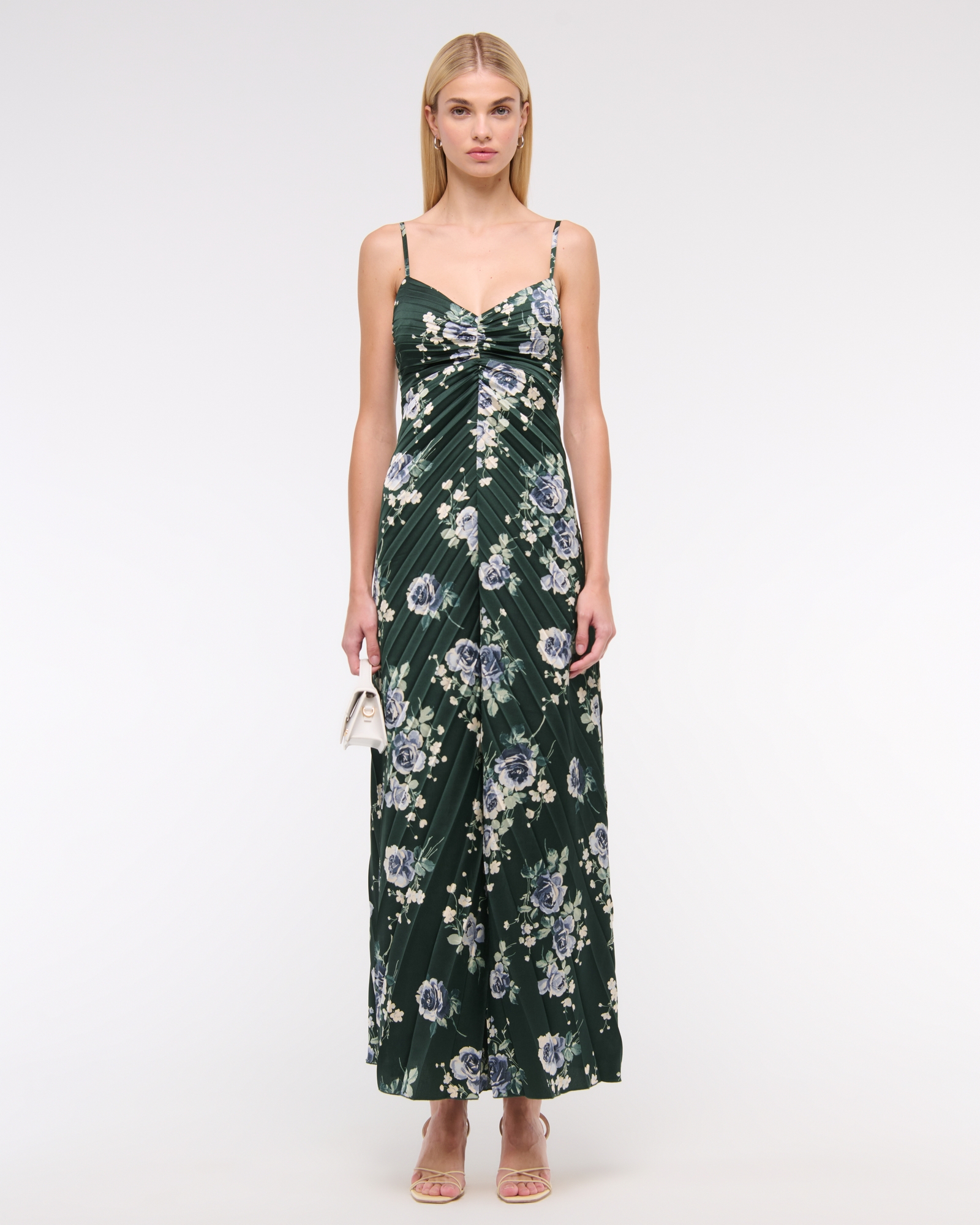 giselle sunburst pleated maxi dress Abercrombie Giselle Sunburst Pleat