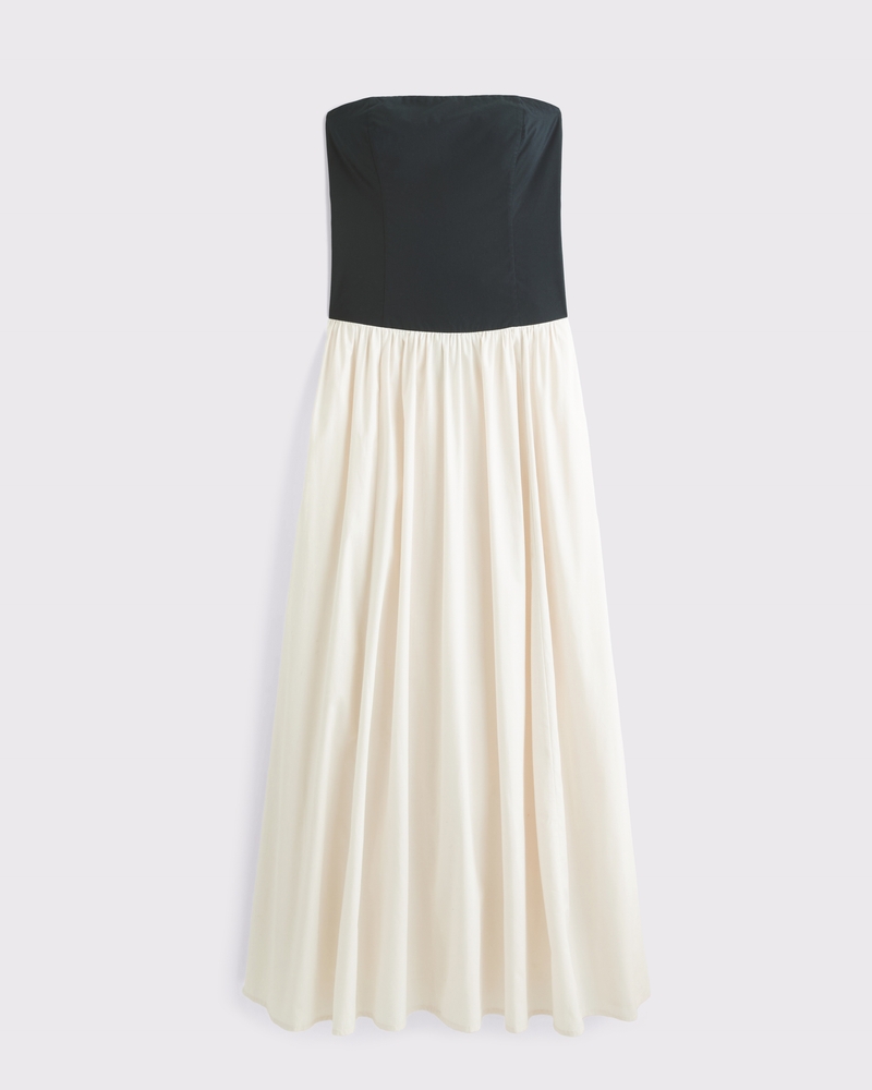 Women's Strapless Drop-Waist Maxi Dress | Women's Clearance