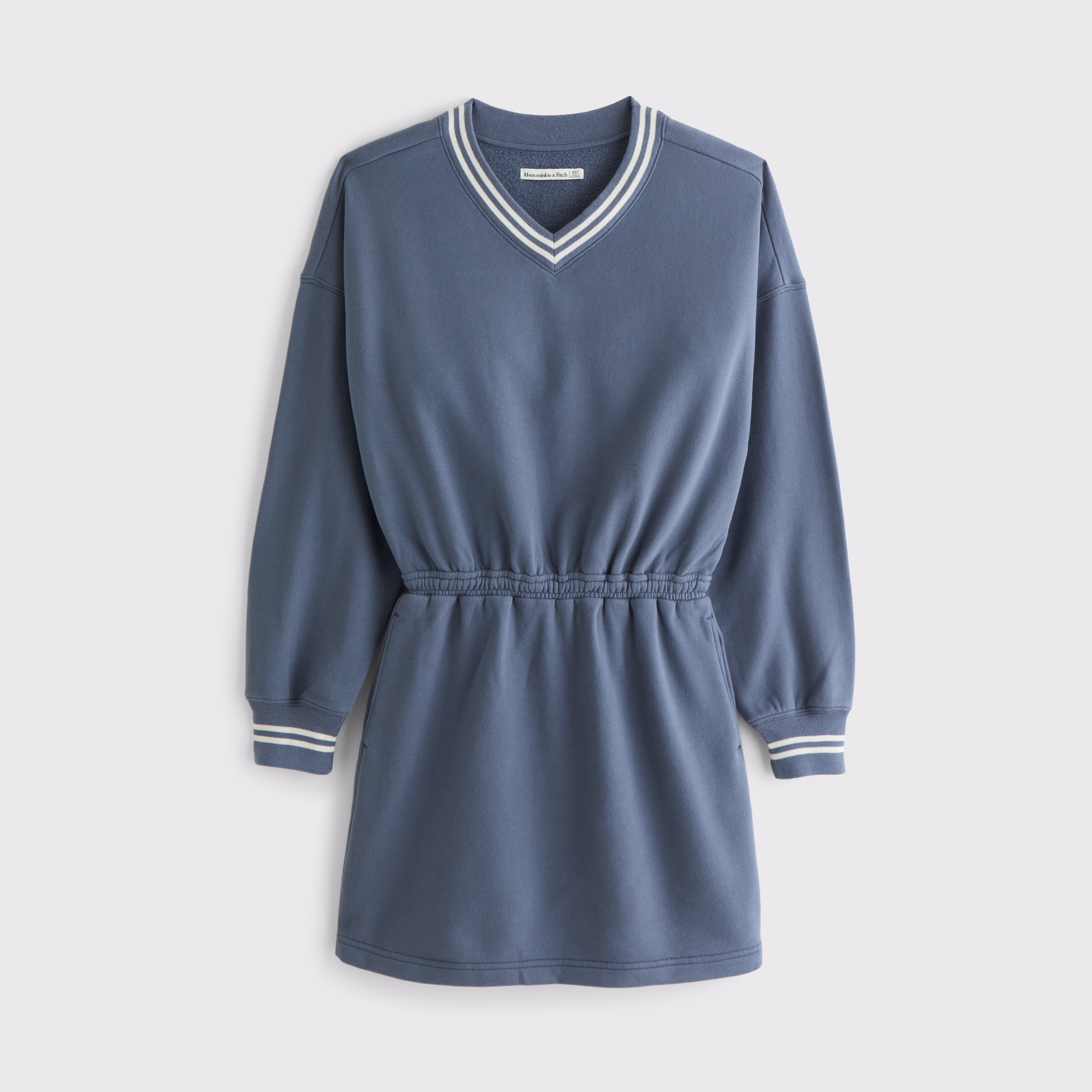 ワンピース THE ATTICO FLEECE MINI DRESS V NECK (WCA00436JJF003AA 615) The Attico V-Neck Fleece Mini Dress | ShopSimon