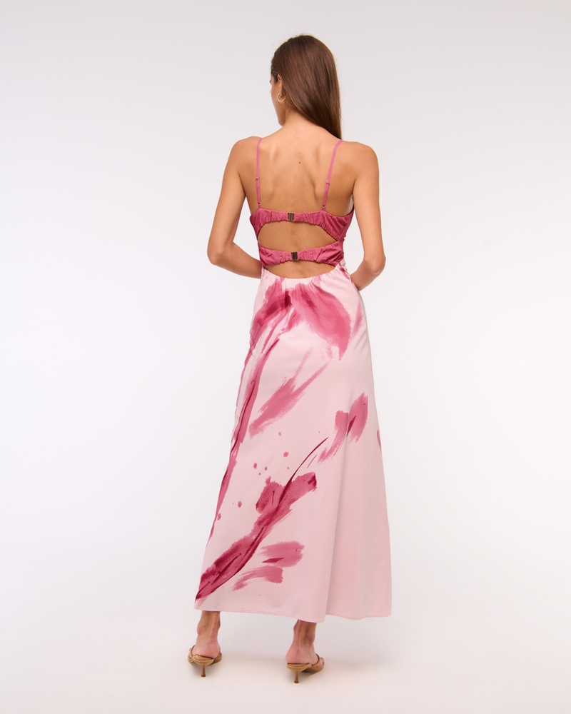 The A&F Julia Slip Cutout Maxi Dress