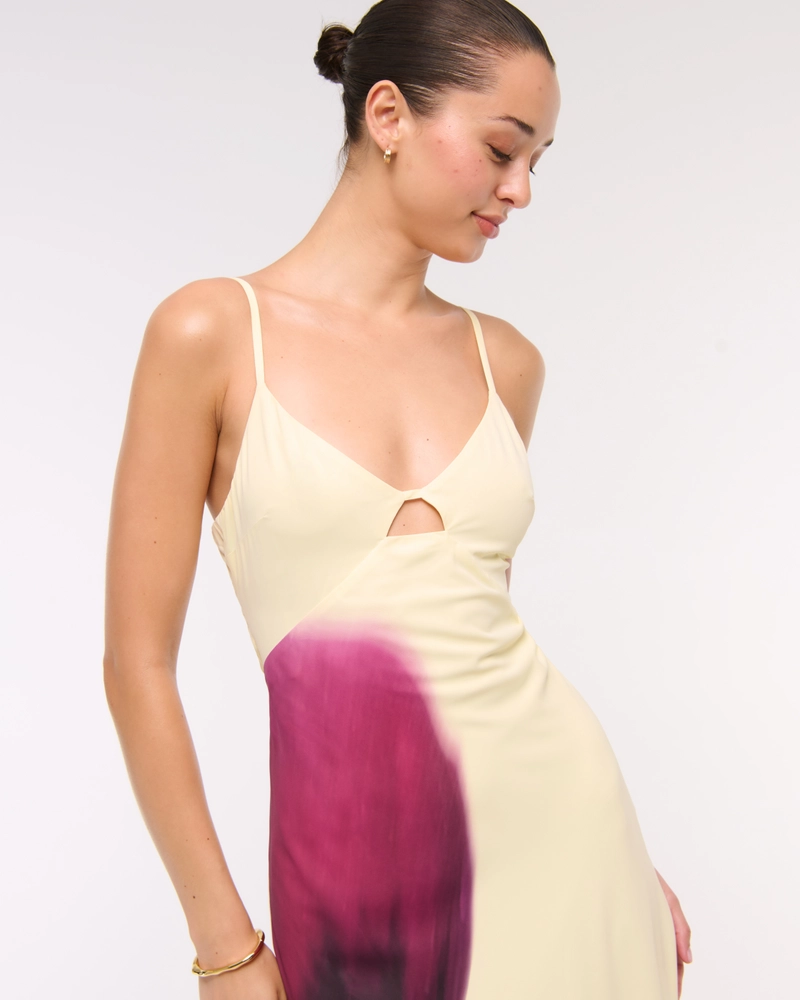 The A&F Julia Slip Cutout Maxi Dress