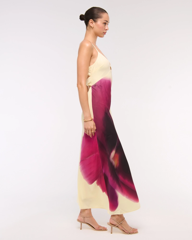 The A&F Julia Slip Cutout Maxi Dress