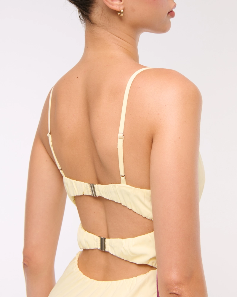 The A&F Julia Slip Cutout Maxi Dress