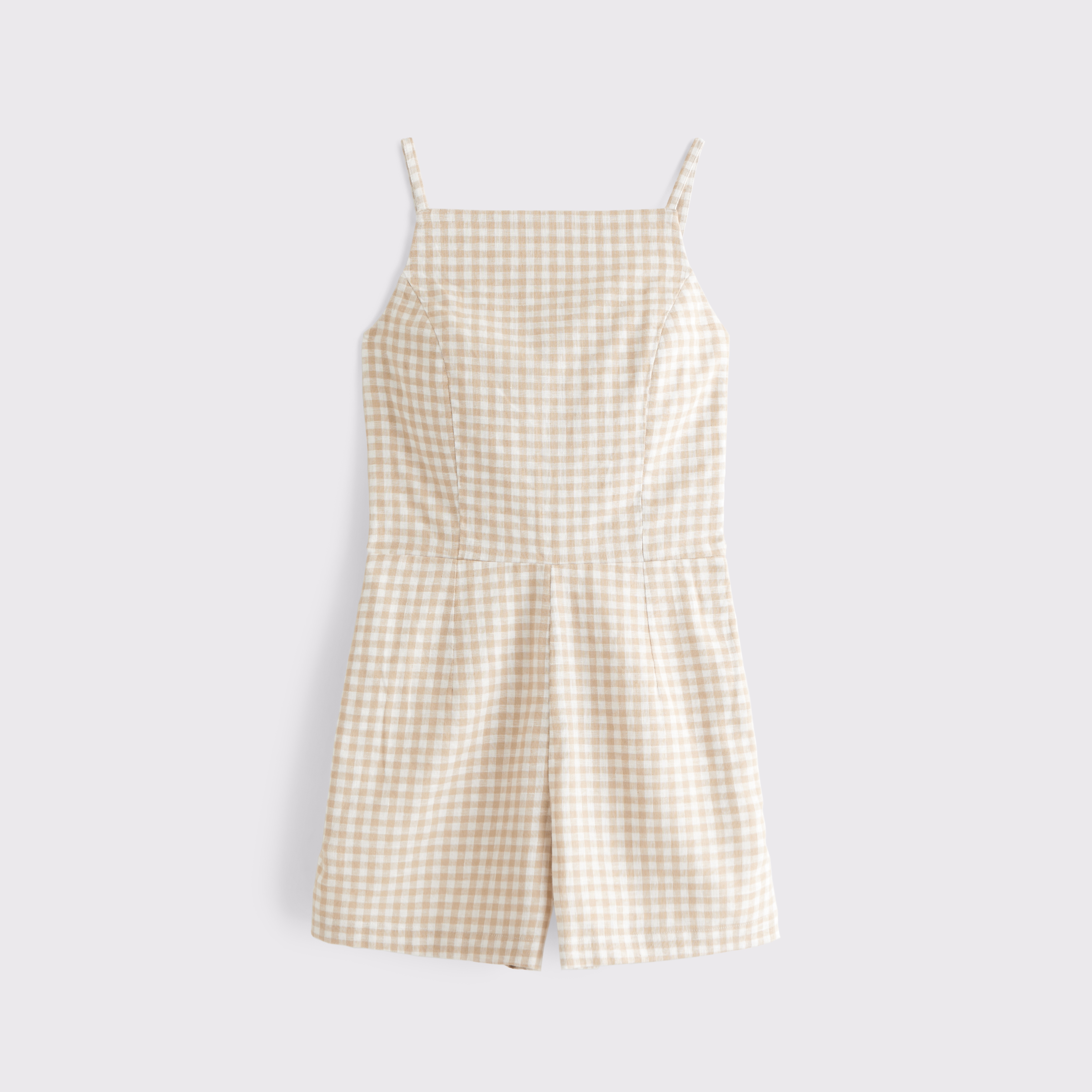 Abercrombie & Fitch Apron Linen-blend Romper