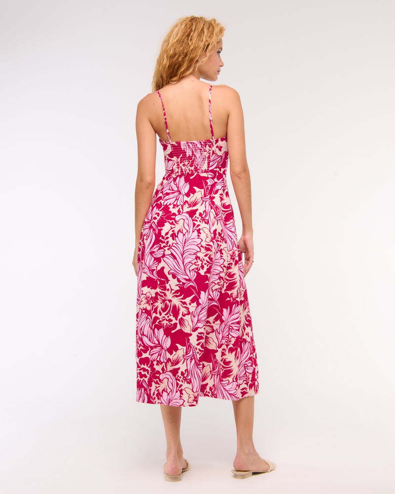 Beaded Flowy Midi Dress