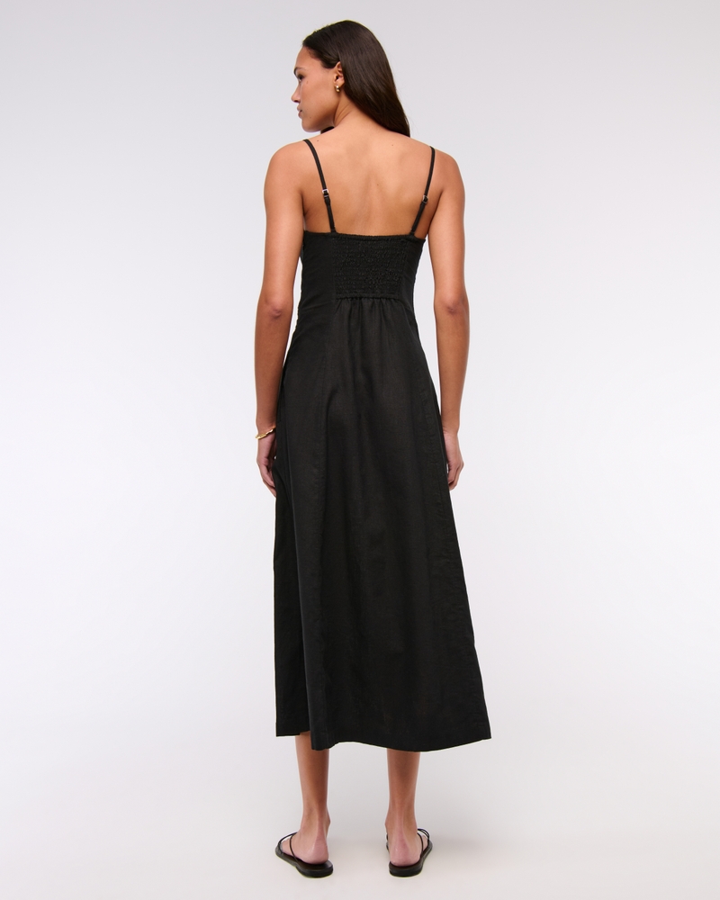 Beaded Flowy Midi Dress