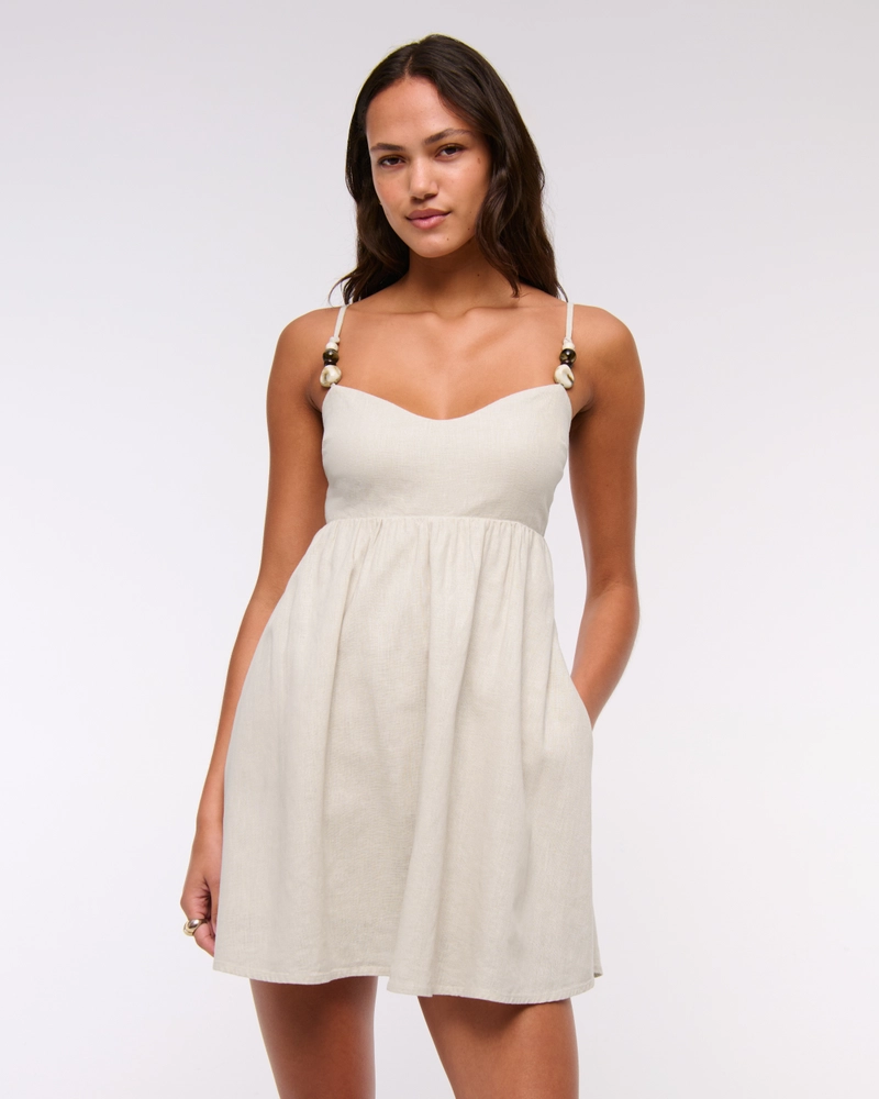 Beaded Sweetheart Babydoll Skort