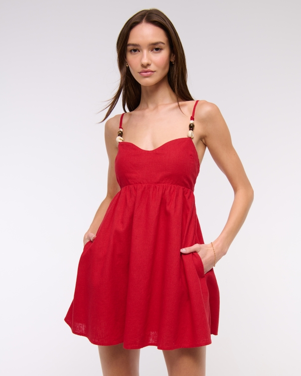 Abercrombie & Fitch, Beaded Sweetheart Babydoll Skort