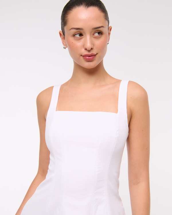 The A&F Mila Stretch Midi Dress