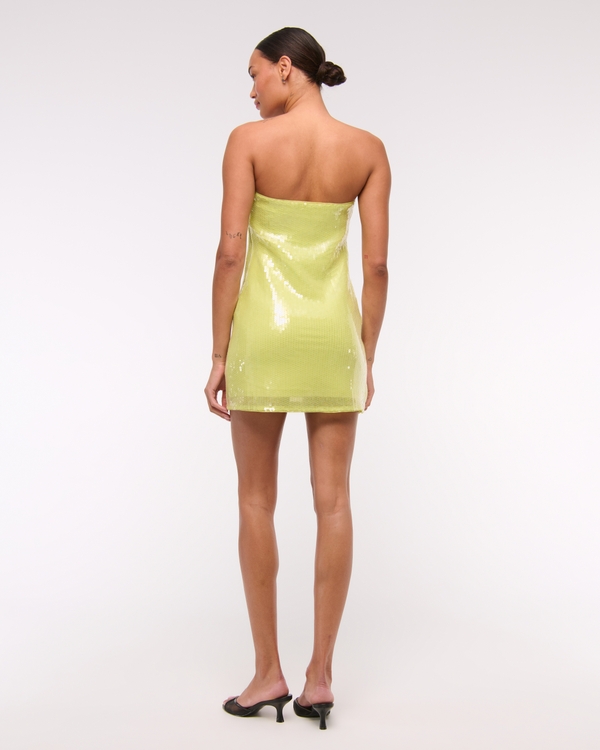 Strapless Sequin Mini Dress