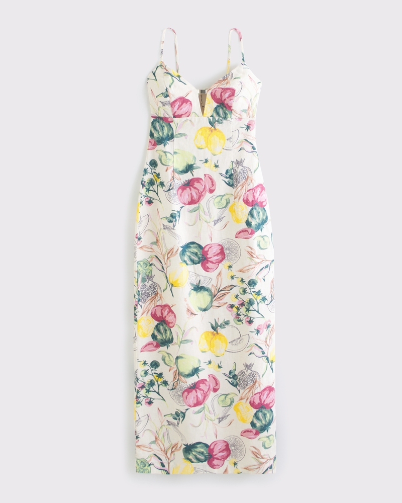 sleeveless maxi dress Navy Sleeveless Maxi Dress with Pockets