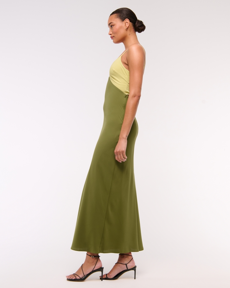 The A&F Julia Slip Cutout Maxi Dress