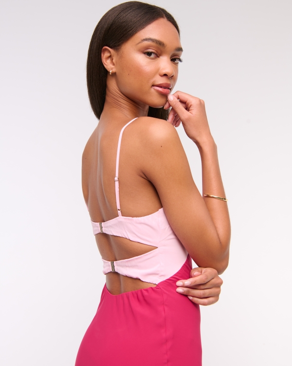 The A&F Julia Slip Cutout Maxi Dress