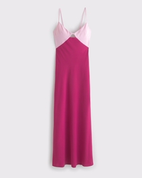 The A&F Julia Slip Cutout Maxi Dress