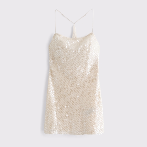 Женские платья Abercrombie & Fitch Embellished Slip Mini Dress
