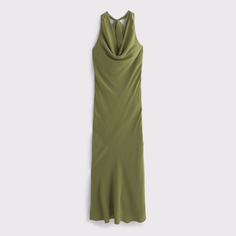 Женские платья Abercrombie & Fitch Cowl Halter Maxi Dress