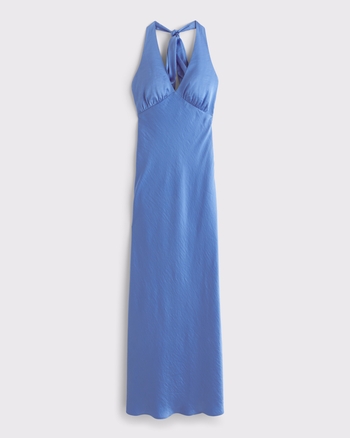 The A&F Julia Slip Halter Maxi Dress