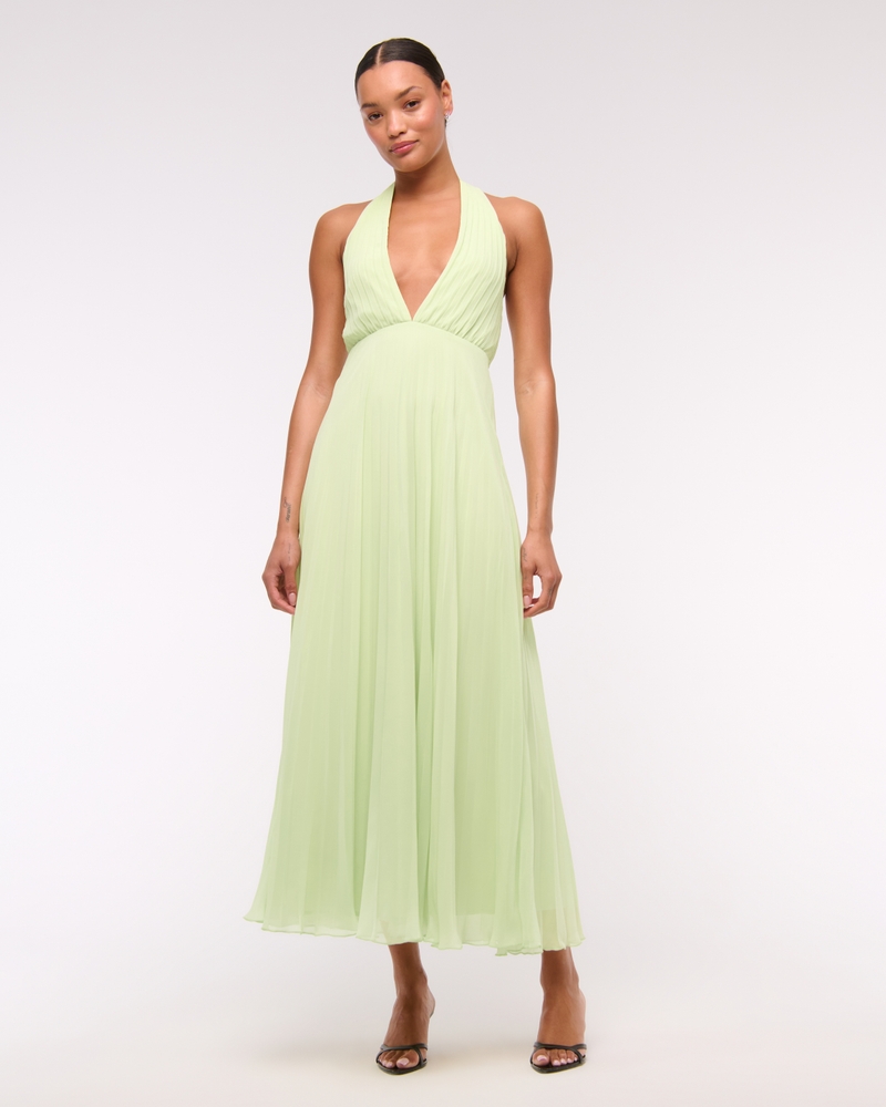 Off-The-Shoulder Knit Maxi Dress