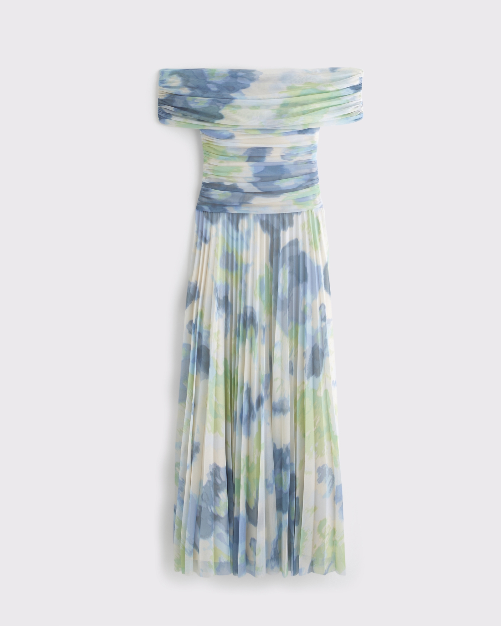 The A&F Giselle Drop-Waist Mesh Maxi Dress