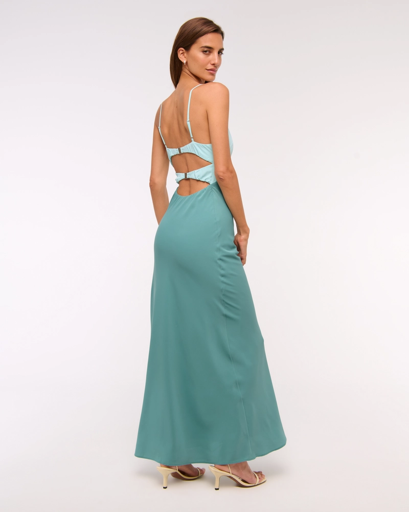 The A&F Julia Slip Cutout Maxi Dress