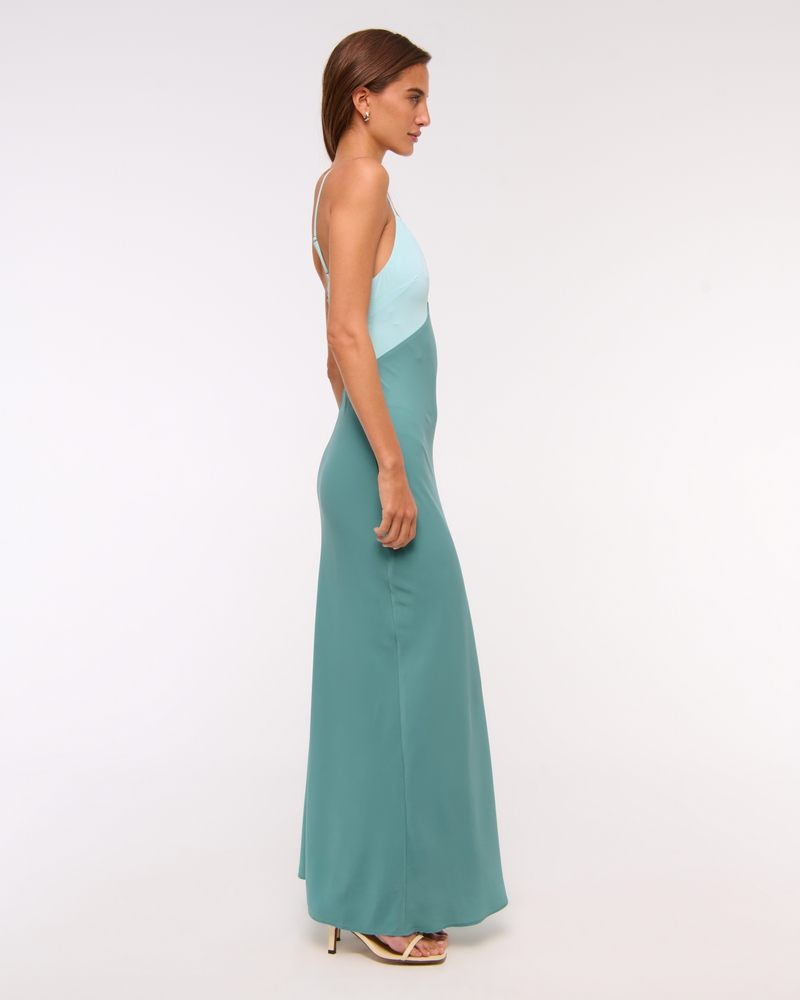 The A&F Julia Slip Cutout Maxi Dress
