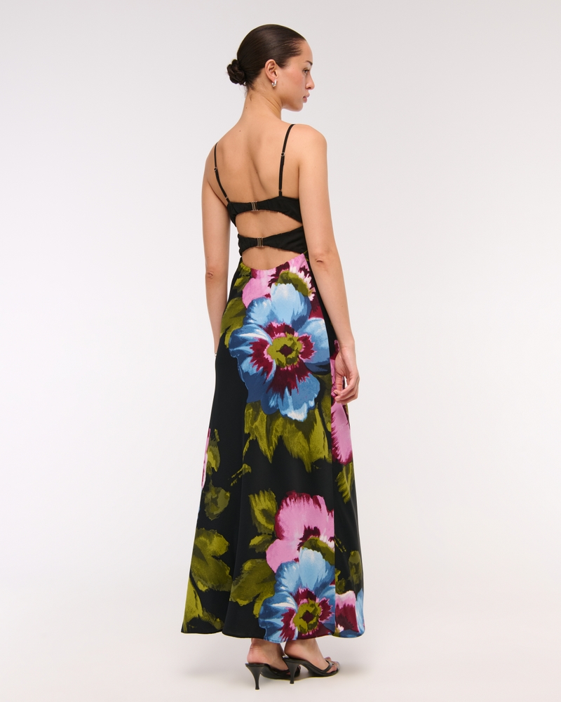 The A&F Julia Slip Cutout Maxi Dress