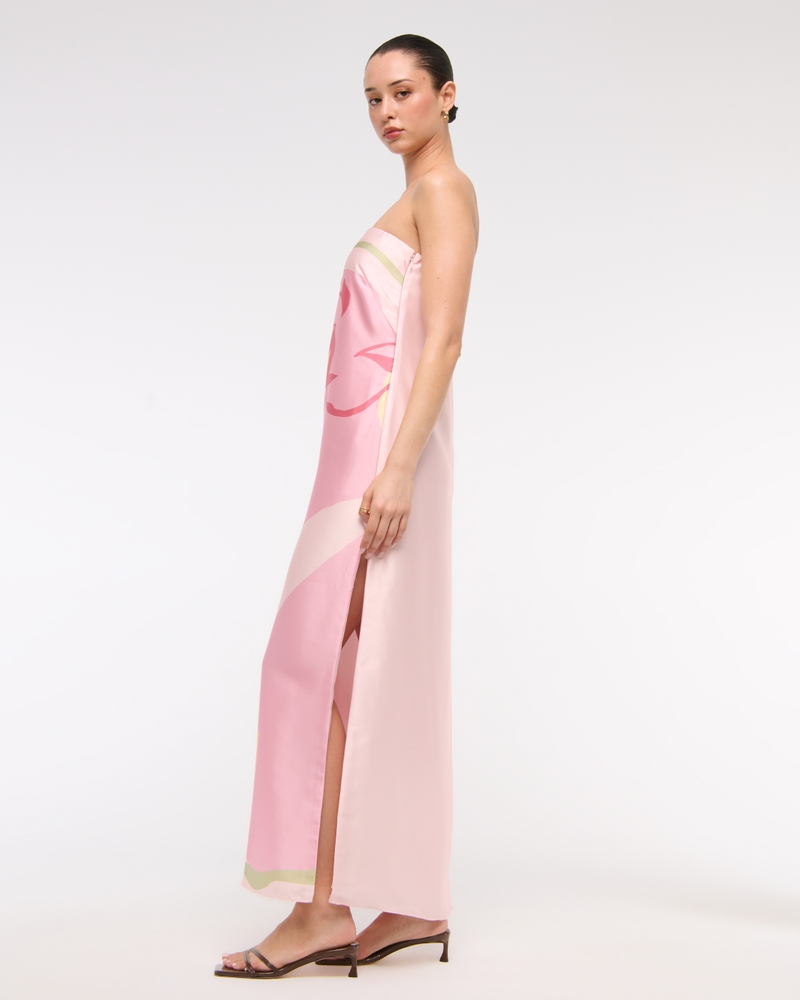 The A&F Julia Strapless Slip Maxi Dress