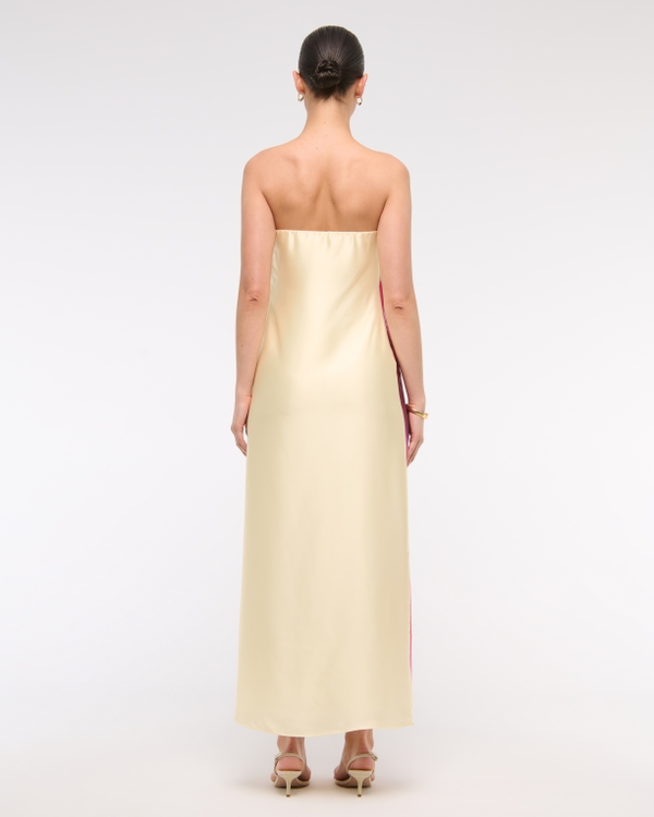 The A&F Julia Strapless Slip Maxi Dress