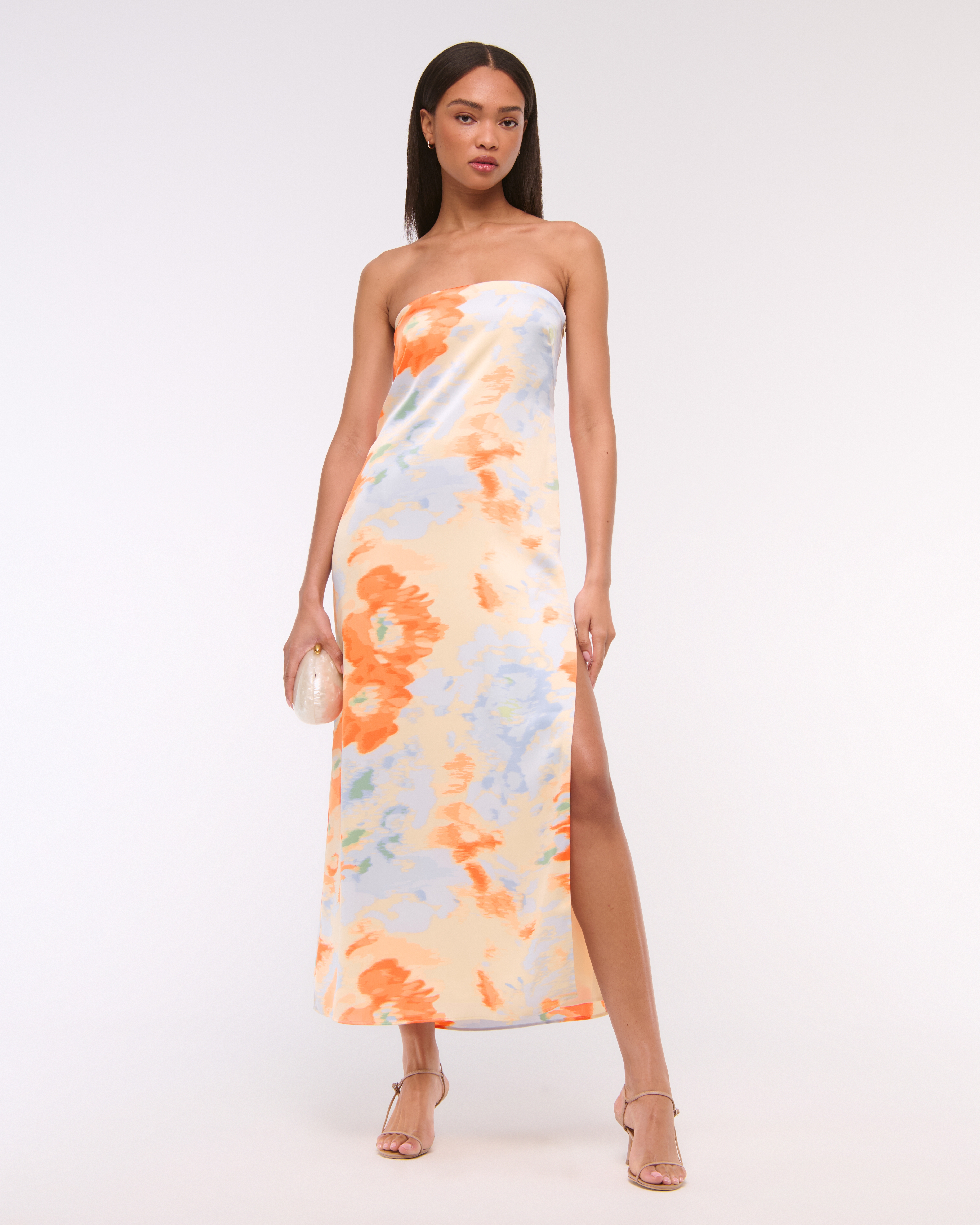 Abercrombie & Fitch The A&f Julia Strapless Slip Maxi Dress