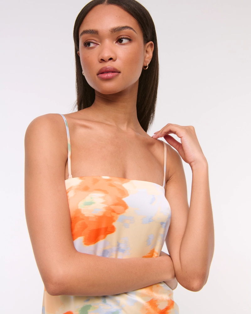 The A&F Julia Strapless Slip Maxi Dress