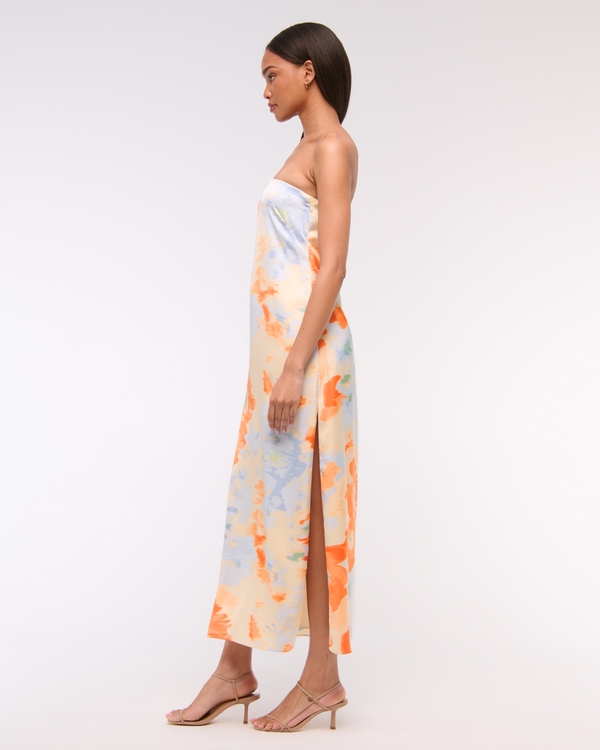 The A&F Julia Strapless Slip Maxi Dress